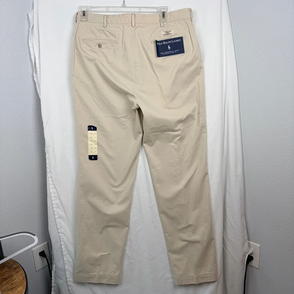Polo Ralph Lauren The Prospect Pant 36/34 Khaki Classic Chino